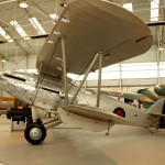 K4672 Hawker Hind of the Afghan Air Force at the RAF Museum at RAF Cosford, UK