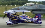 Pitts S-2S Special TC-ABS Ali Izmet Ozturk "The Purple Violet" and F-16AM