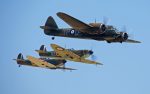 Bristol Blenheim Mk.I and 2 Supermarine Spitfire Mk I