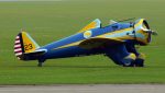 Boeing P-26A Peashooter NX3378G/33-123 USAAC Planes of Fame Museum in Chino, California USA