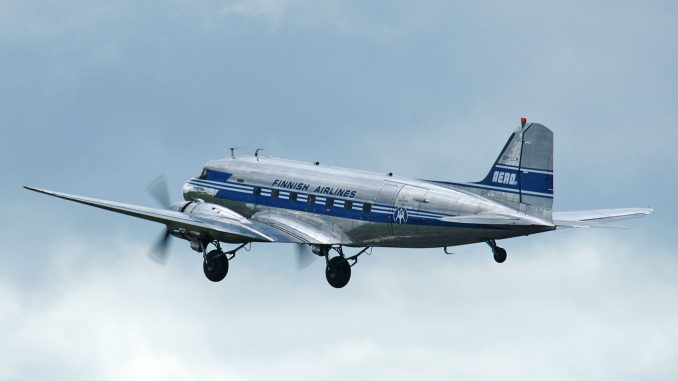 Douglas DC-3A Douglas DC-3A OH-LCH Aeroveteran OY as Aero - Finnish Airlines