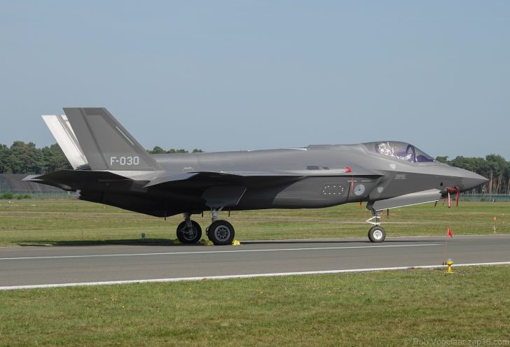 Lockheed Martin F-35A Lightning II F-030 313sqn Royal Netherlands Air Force