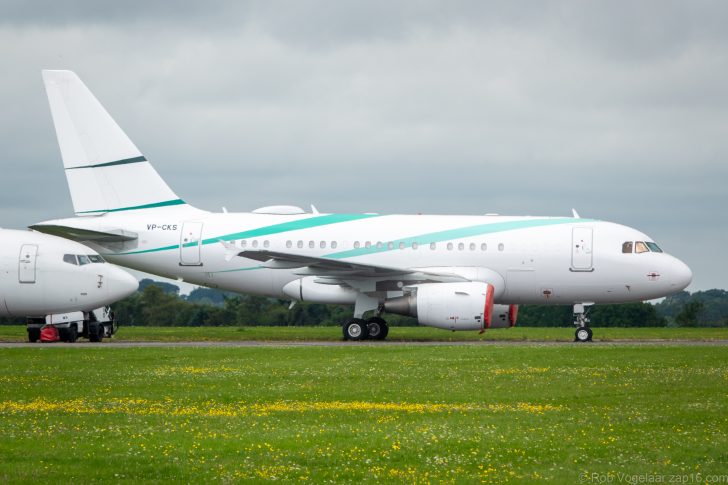 Airbus A318-112(CJ) Elite VP-CKS Kalair