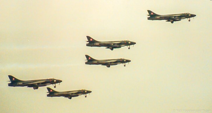 Hawker Hunter F.58 Patrouille Suisse, Swiss Air Force