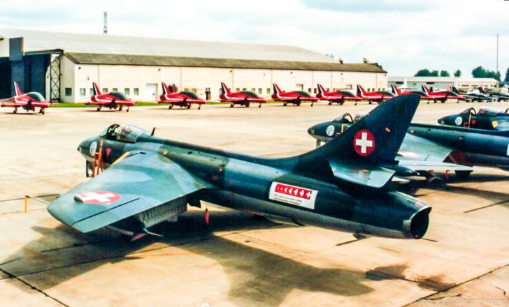 Hawker Hunter F.58 J-4028 Patrouille Suisse, Swiss Air Force