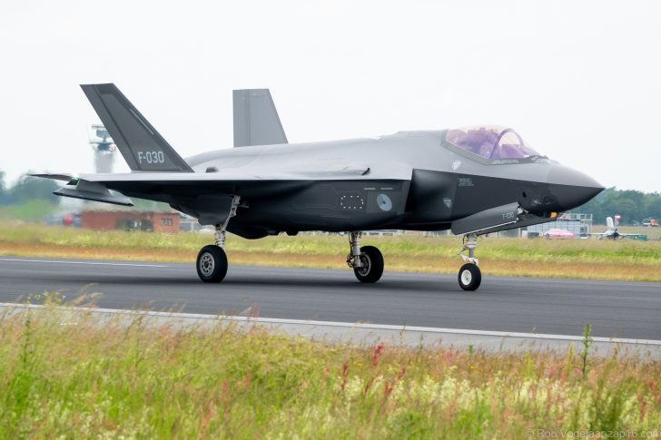 Lockheed Martin F-35A Lightning II F-030 313 Sqn Royal Netherlands Air Force