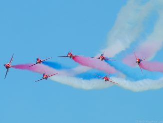 Red Arrows at Gilze Rijen AB, Netherlands at the Air Force Opendays 2005