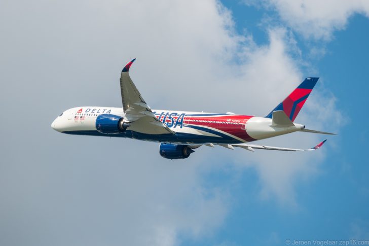 Airbus A350-941 N521DN Delta Air Lines Team USA