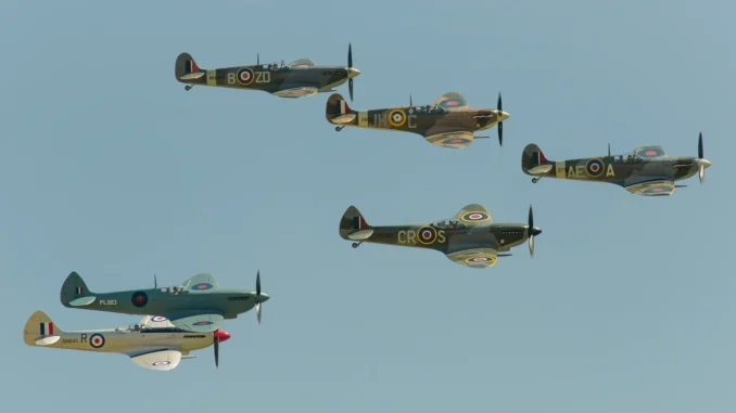flight of spitfires