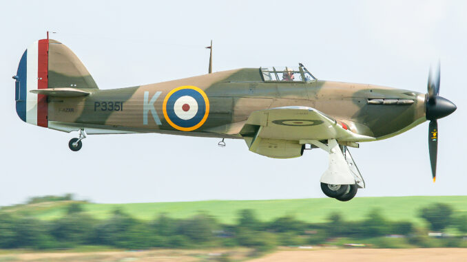 Hawker Hurricane Mk.2A (F-AZXR) P3351/K 73sq RAF