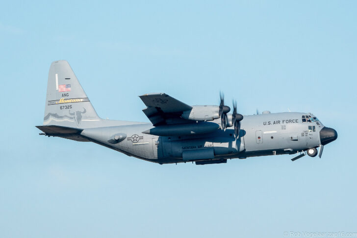 Lockheed C-130H-3 Hercules 96-7325 186th AS MT ANG USAF