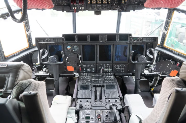 Lockheed Martin C-130J Hercules cockpit